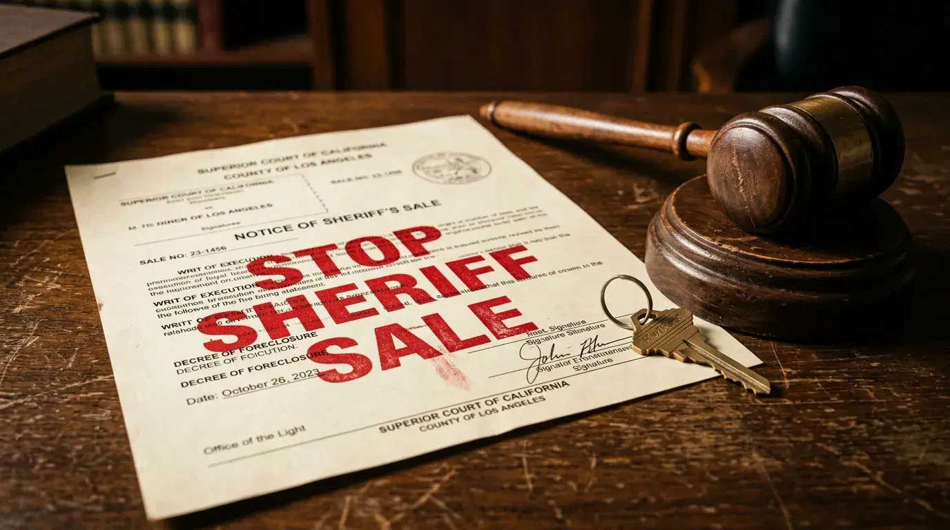How to Stop a Sheriff Sale in New Jersey (Yes, There's Still Time)