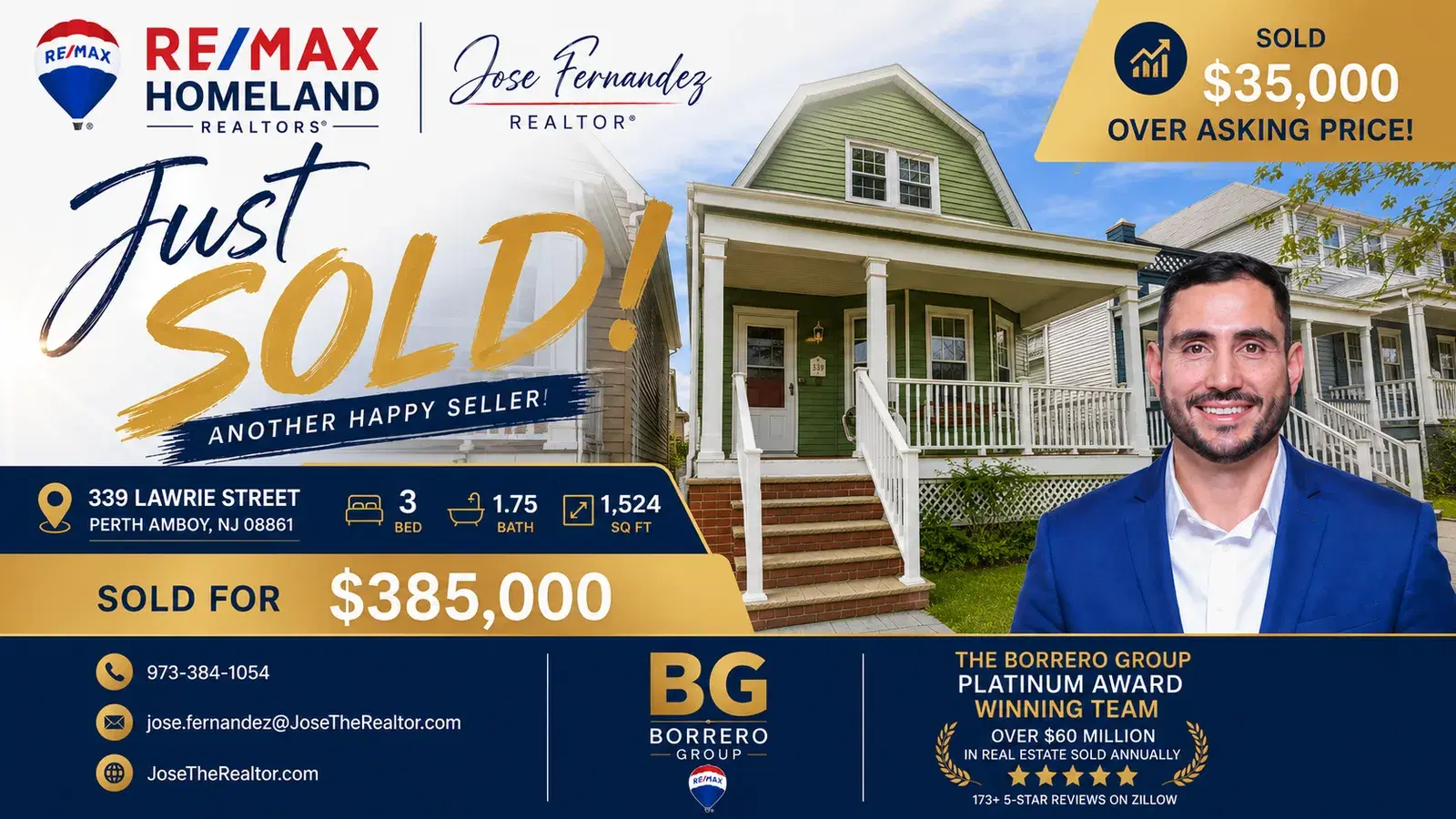 Case Study: How an Inherited House in Perth Amboy Sold for $35,000 Over Asking