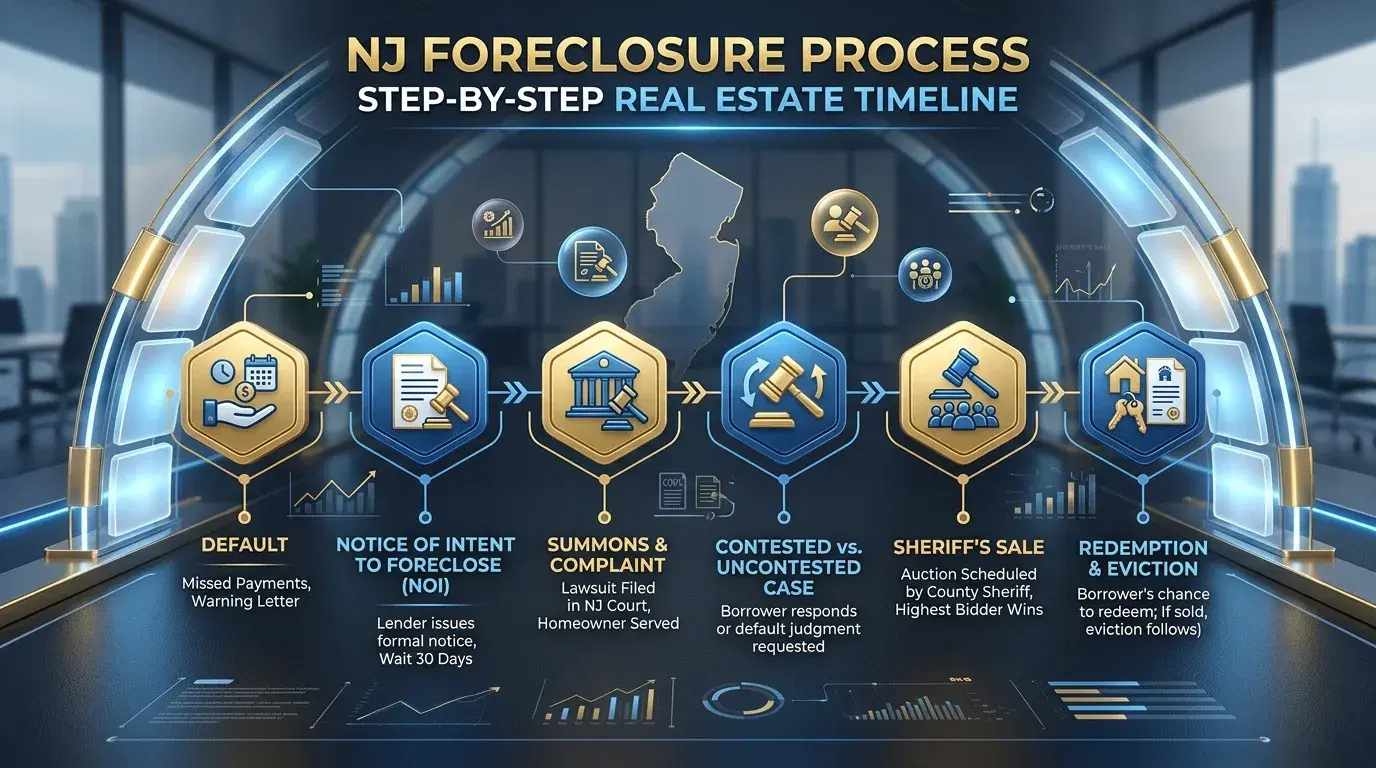 New Jersey Foreclosure Timeline: What Happens at Each Stage