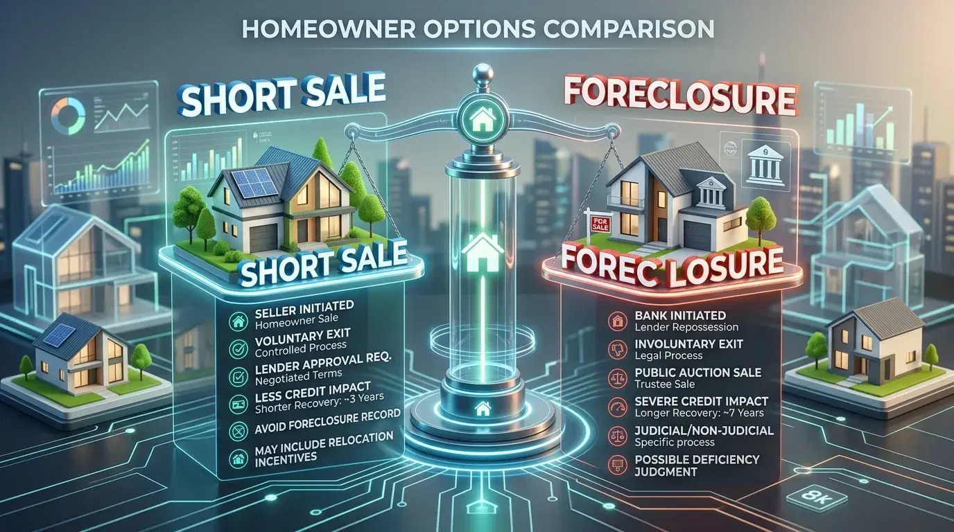 Short Sale vs. Foreclosure: Which Option Protects Your Credit More?